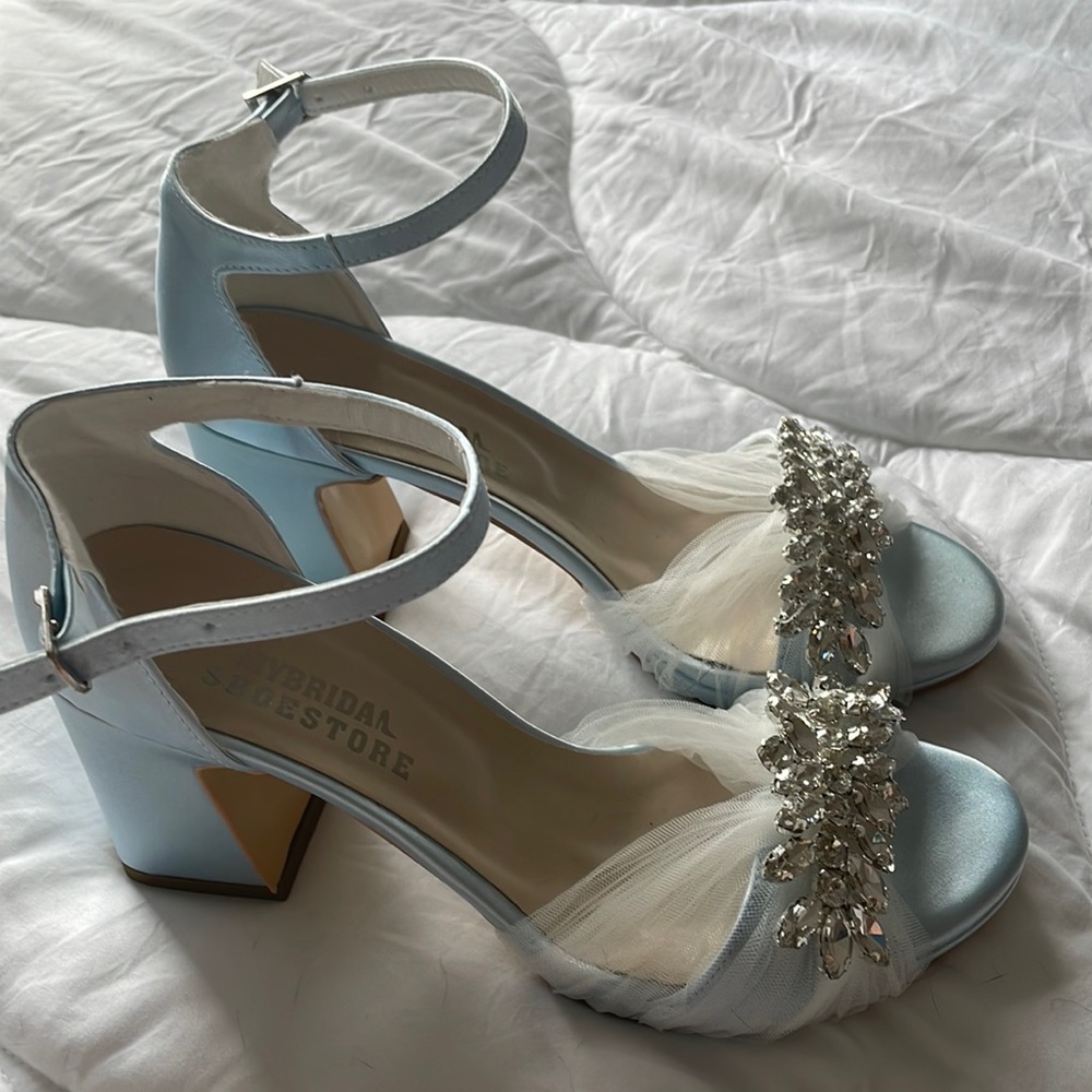 Light Blue Heels